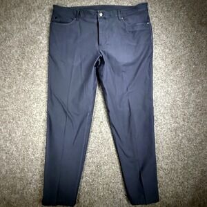 7 Diamonds Infinity Slim Fit Performance Pants Men's 38x30 7 Pocket Flex Navy